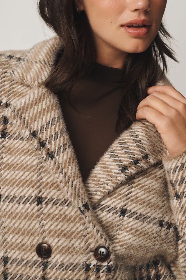 NVLT Eyelash Knit Plaid Coat #3