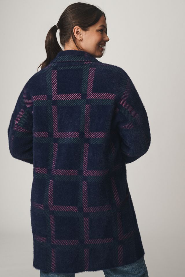 NVLT Eyelash Knit Plaid Coat #5