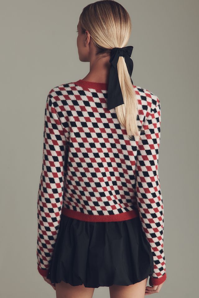NVLT Checkered Knit Lady Jacket #2