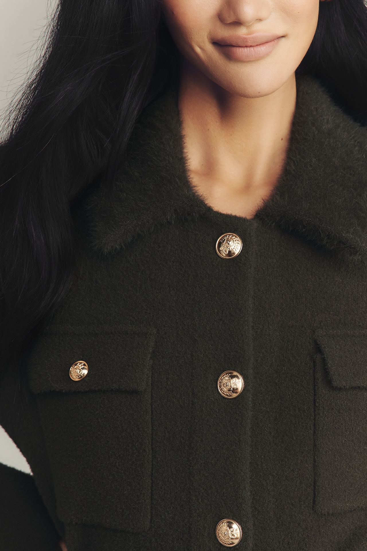 NVLT Button-Front Knit Jacket