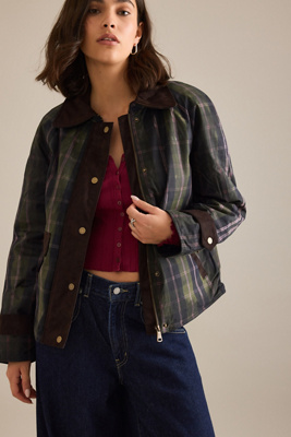 Nvlt Plaid Button-front Jacket In Multi