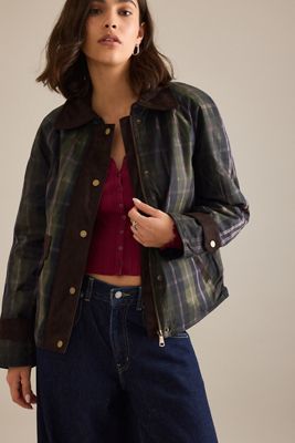 Veste à carreaux boutonnée NVLT