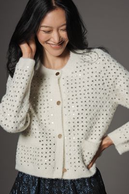 NVLT Embellished Knit Lady Jacket