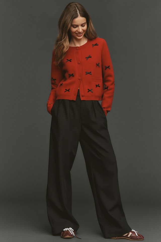 NVLT Bow-Embellished Knit Lady Jacket #3