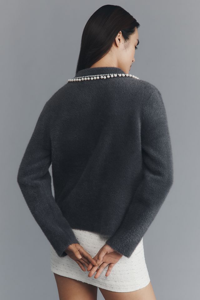 NVLT Pearl Collar Knit Jacket #3