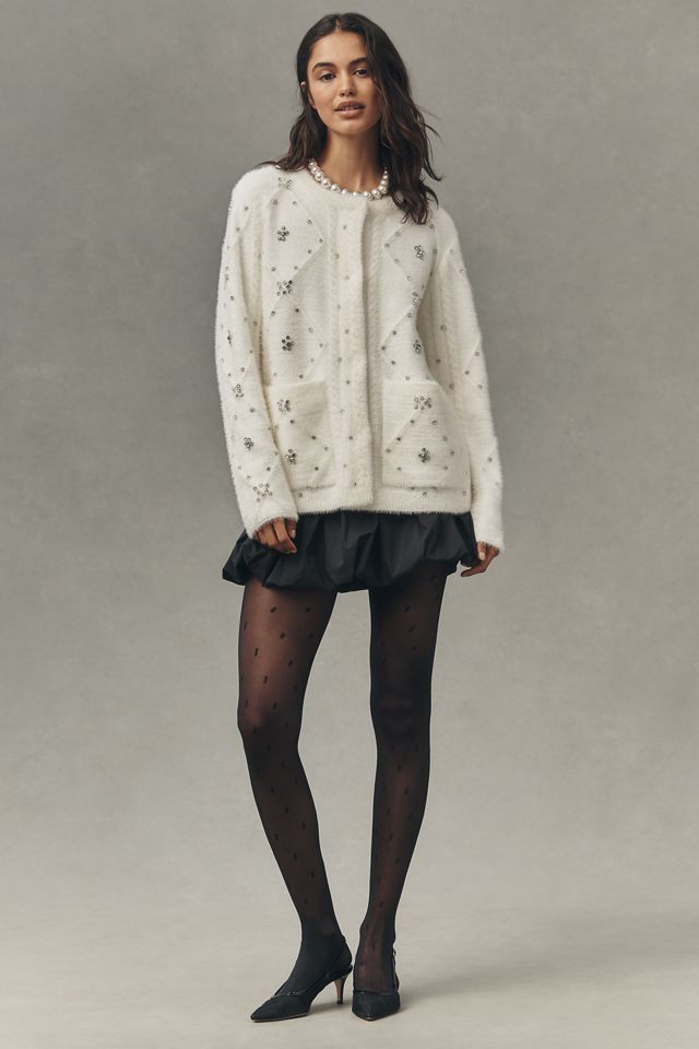 NVLT Encrusted Cable-Knit Lady Jacket #2