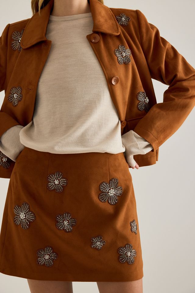Veste en suédine ornée Maeve #2