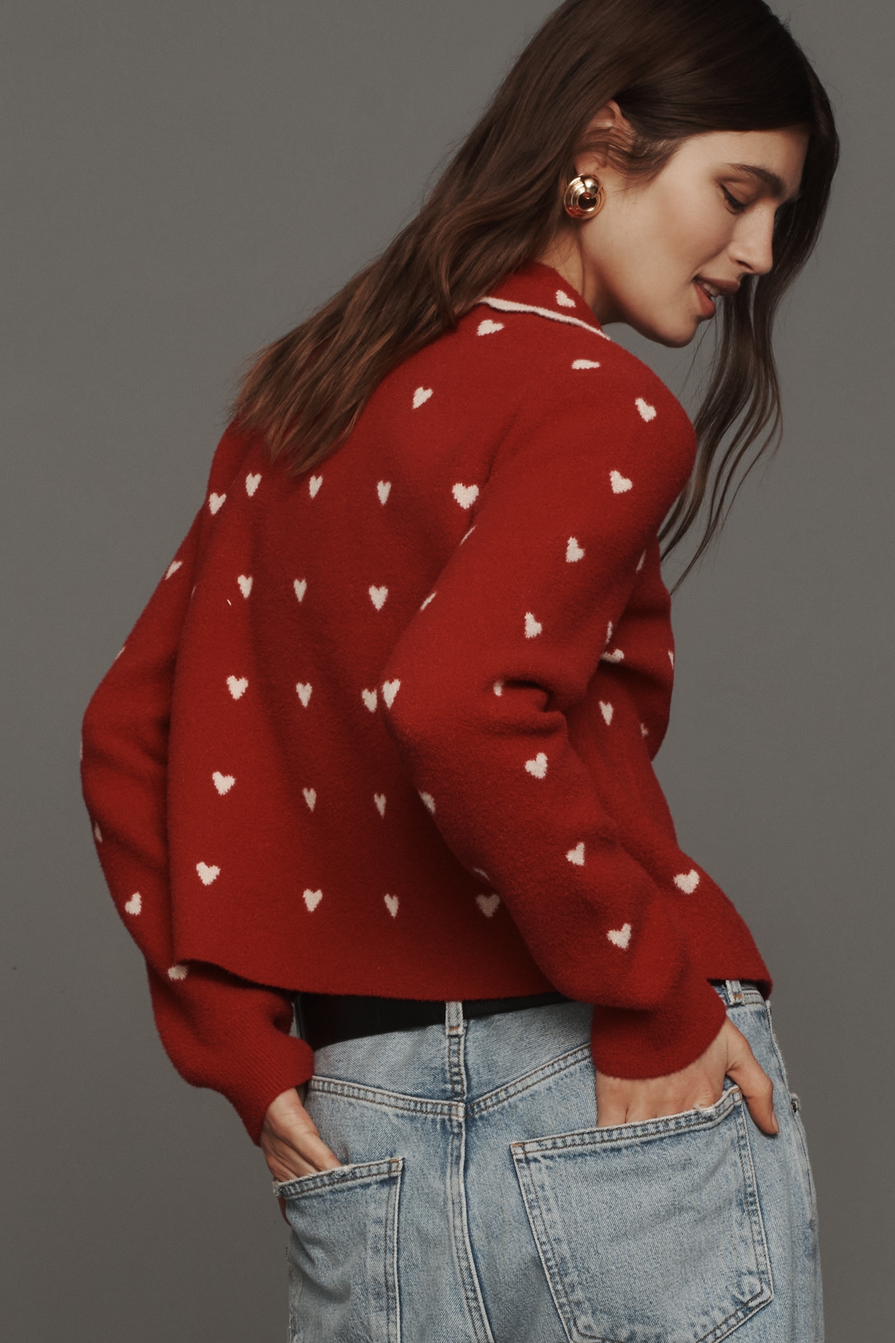 NVLT Heart Icon Knit Jacket