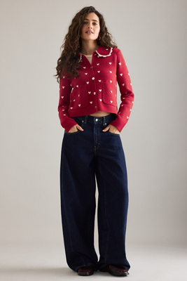 NVLT Heart Icon Knit Jacket