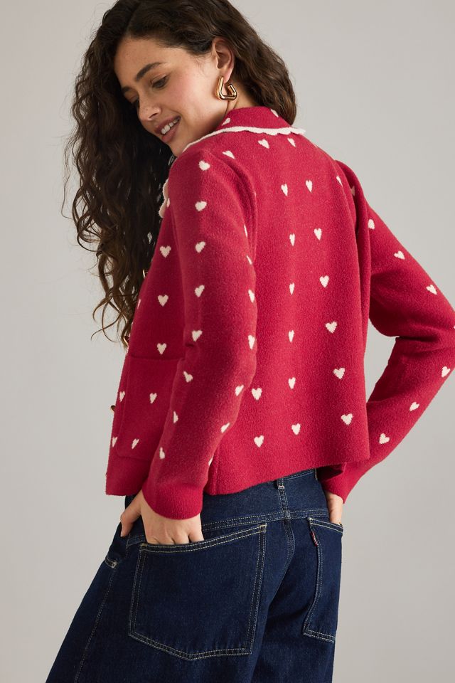 Giacca in Maglia NVLT con Icona a Cuore #1