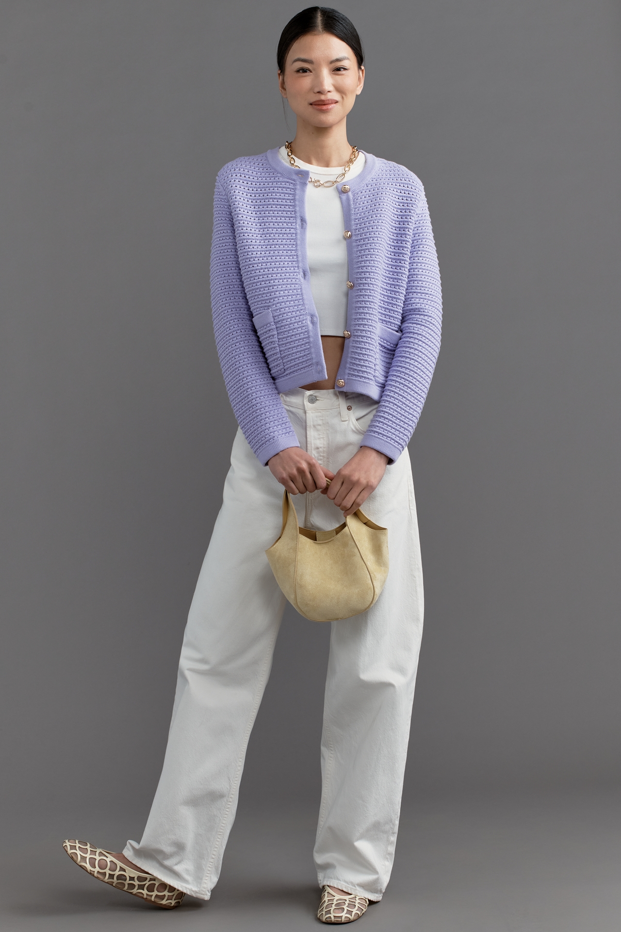 NVLT Cotton Knit Textured Jacket