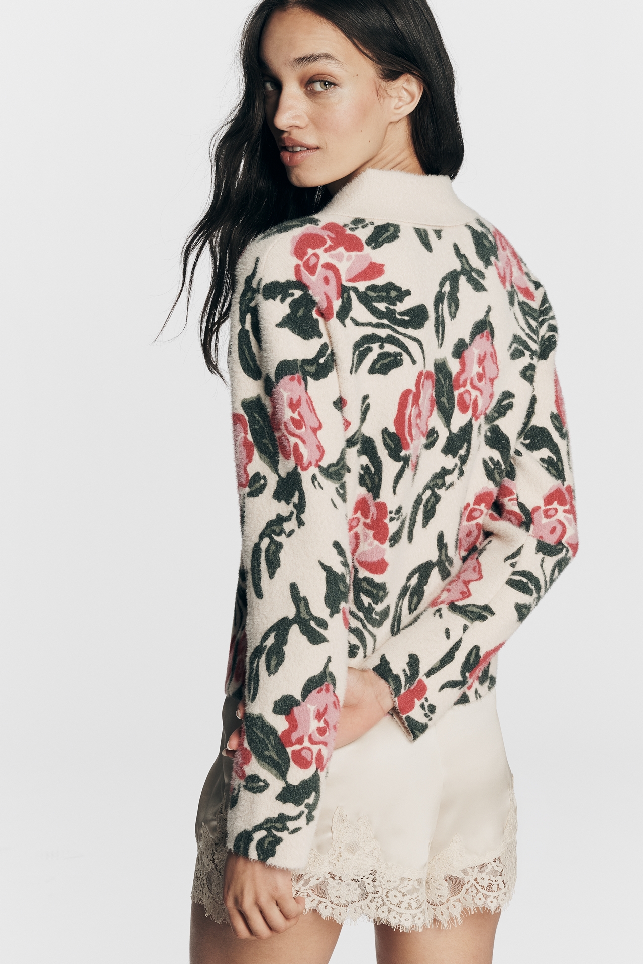 NVLT Knit Floral Jacket
