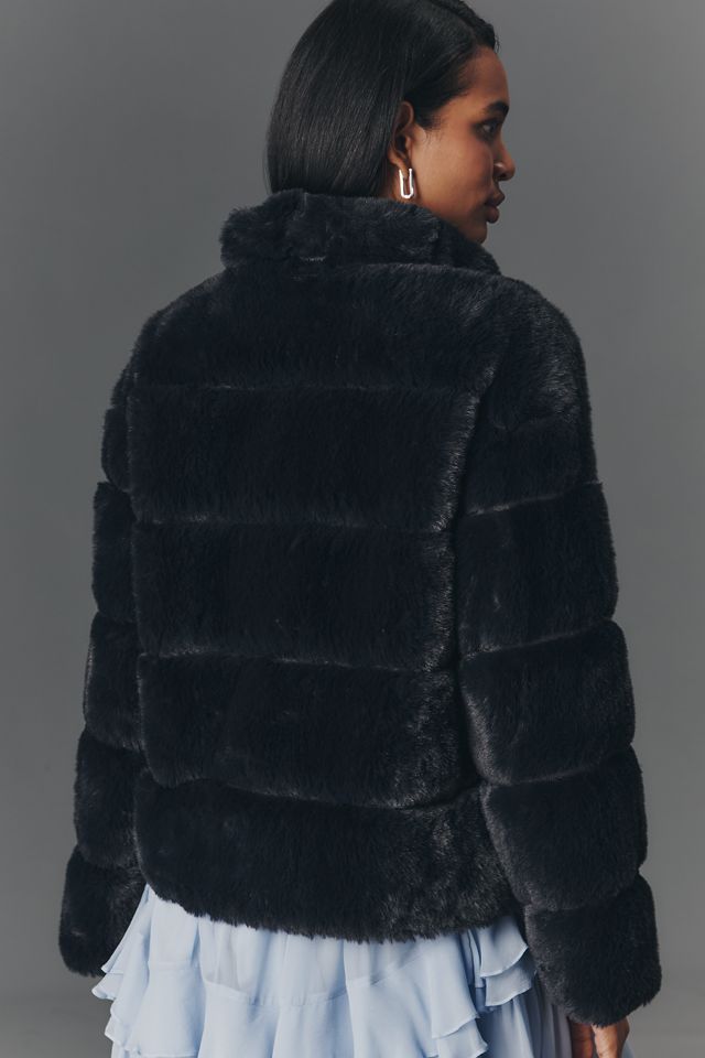NVLT Eva Channeled Faux Fur Jacket #2