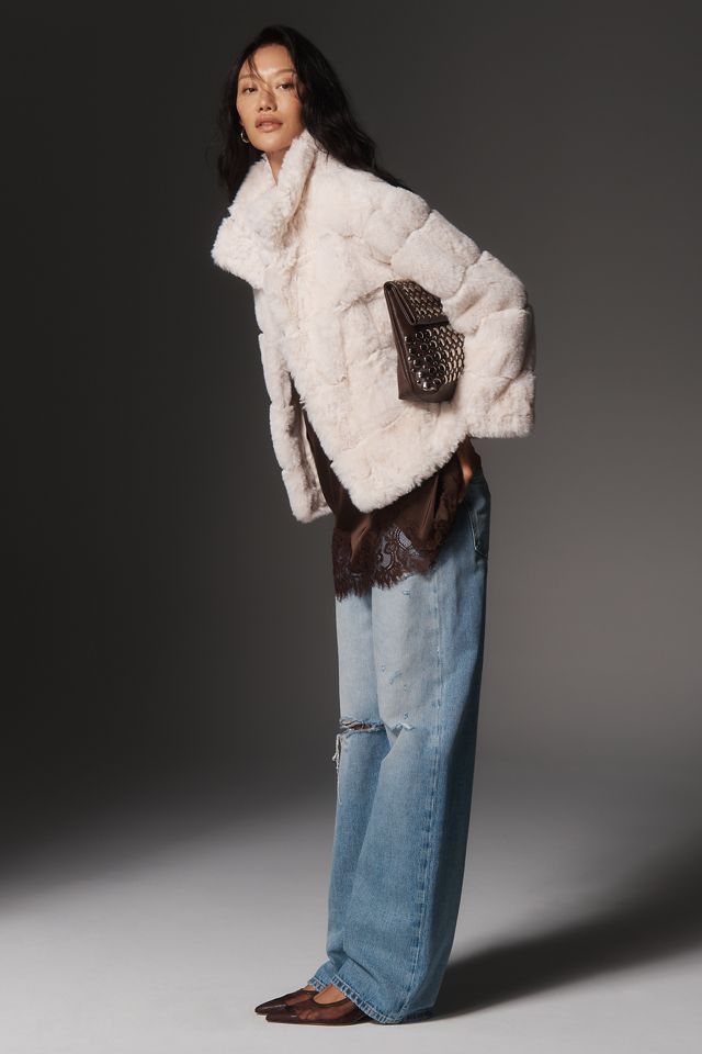 NVLT Eva Channeled Faux Fur Jacket #2