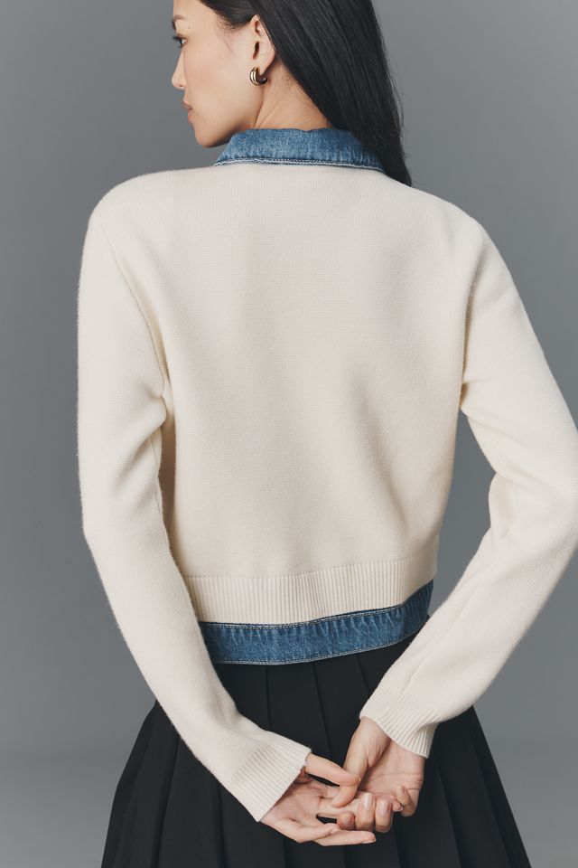 NVLT Mixed Denim Knit Jacket #3