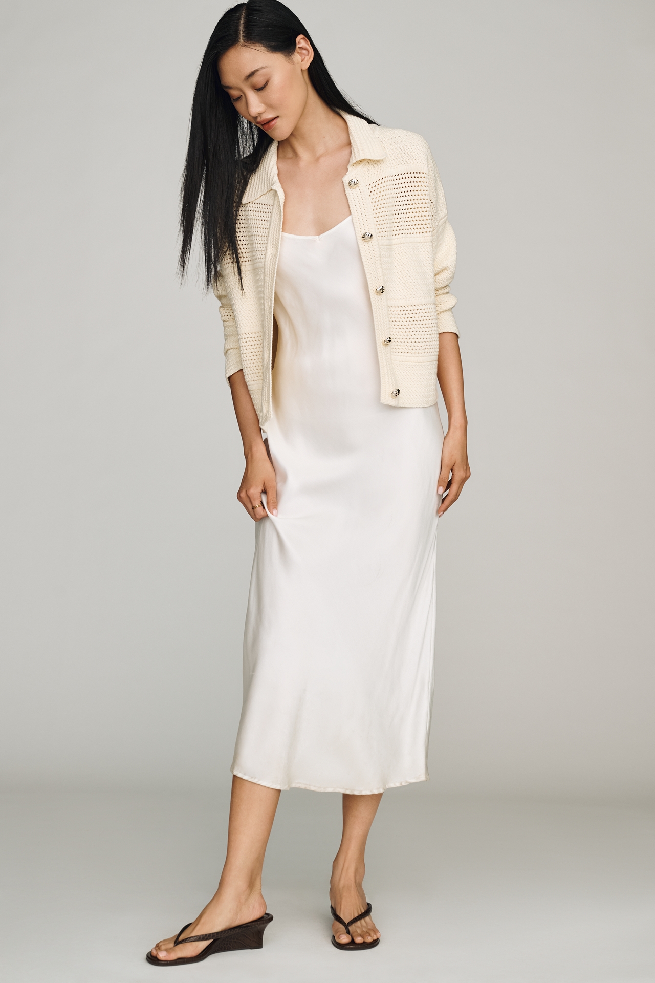 NVLT Knit Collared jacket