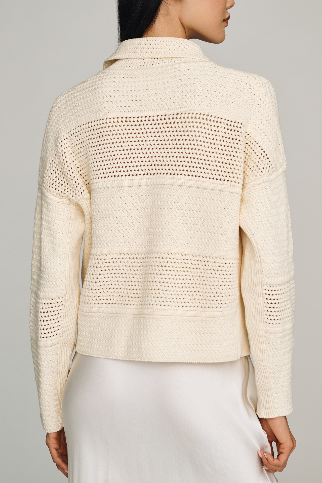 NVLT Knit Collared jacket