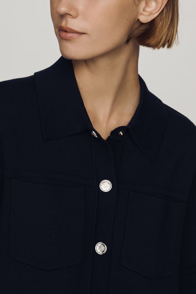NVLT Short-Sleeve Knit Jacket #1
