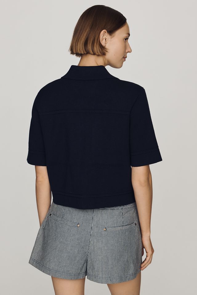 NVLT Short-Sleeve Knit Jacket #2