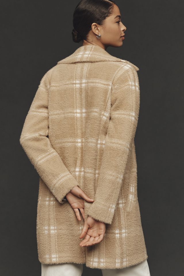 Lumignon original ♡ Houndstooth fur knit Lumignon Houndstooth fur knit top 【Pink】