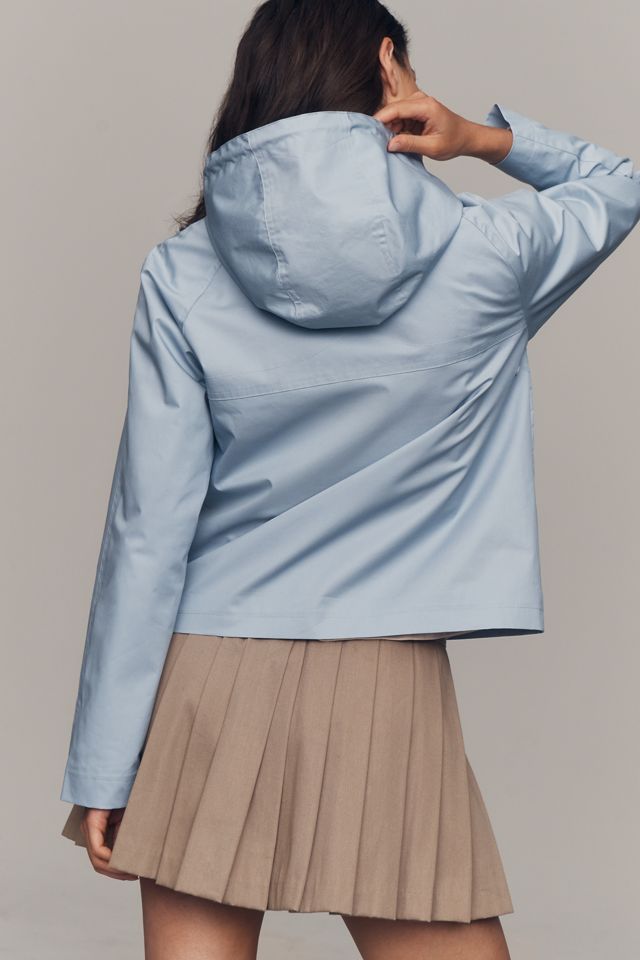 Hunter Julia Cropped Hooded Rain Coat #1