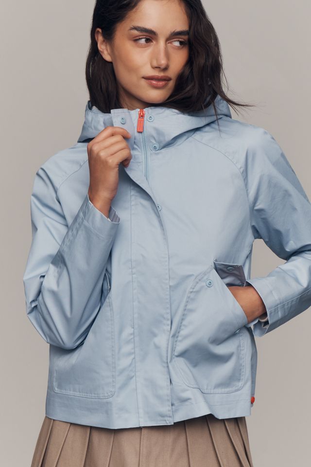 Hunter Julia Cropped Hooded Rain Coat #2