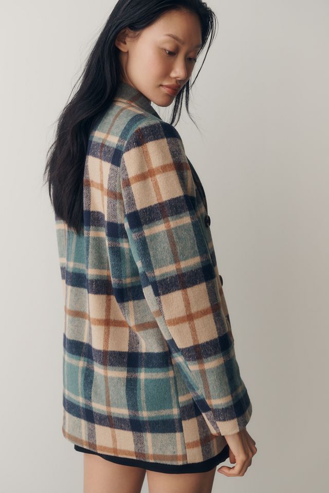 NVLT Plaid Double-Breasted Blazer #1