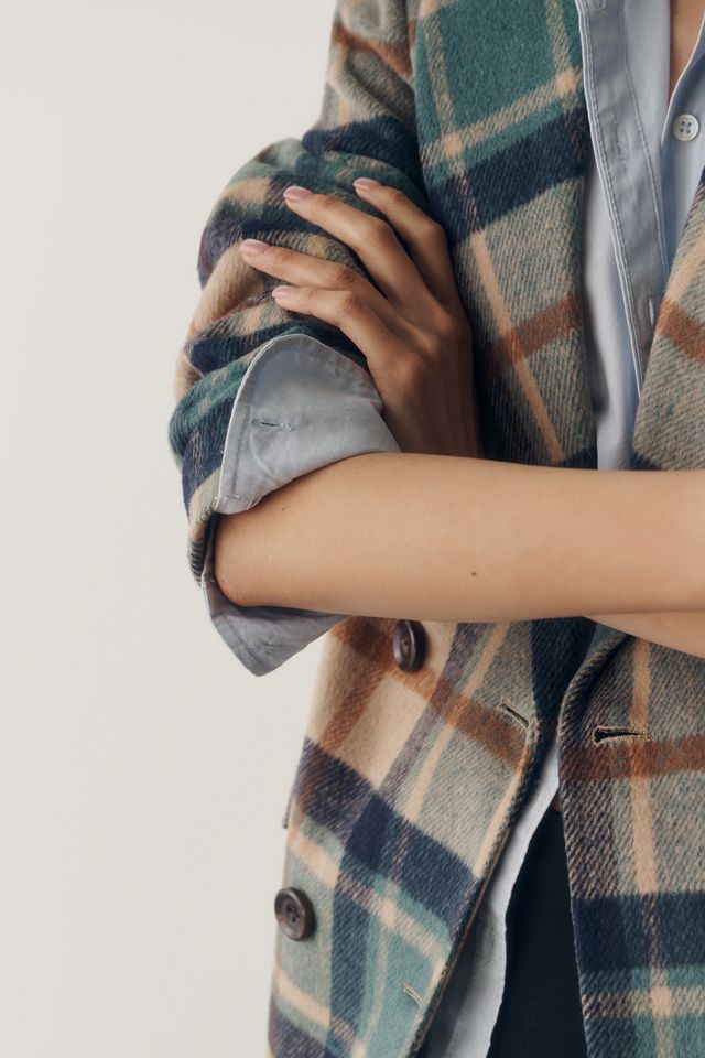 NVLT Plaid Double-Breasted Blazer #2