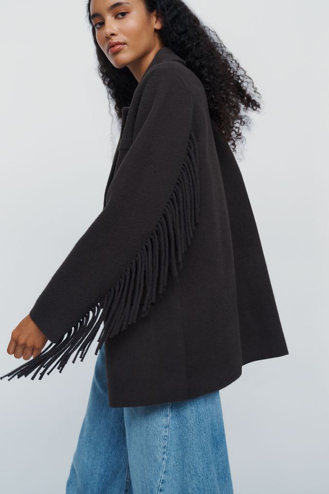 NVLT Fringe Blazer Coatigan #1