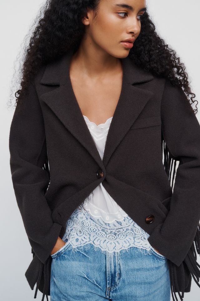 NVLT Fringe Blazer Coatigan #3