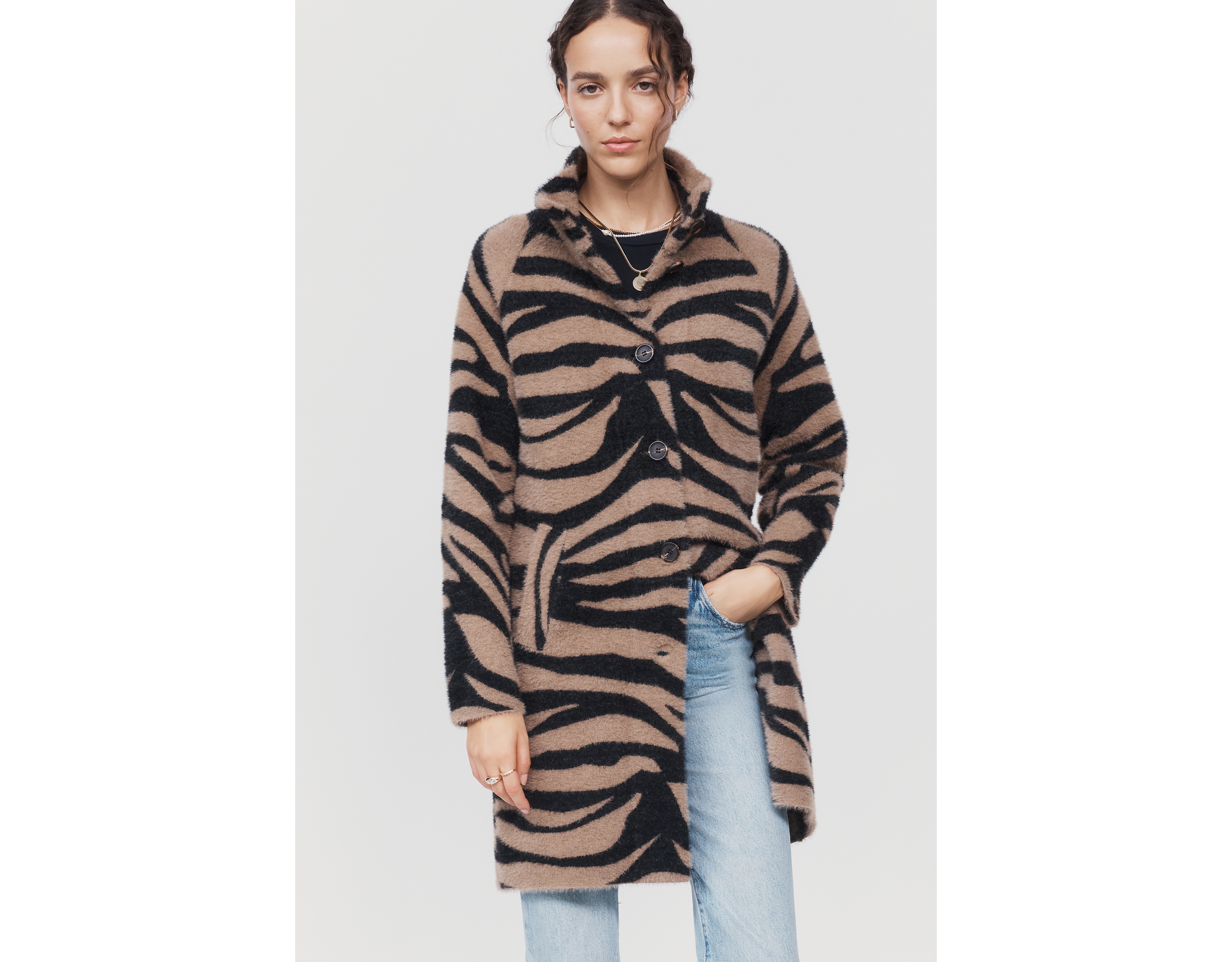 NVLT Lizzie Funnel Neck Jacket