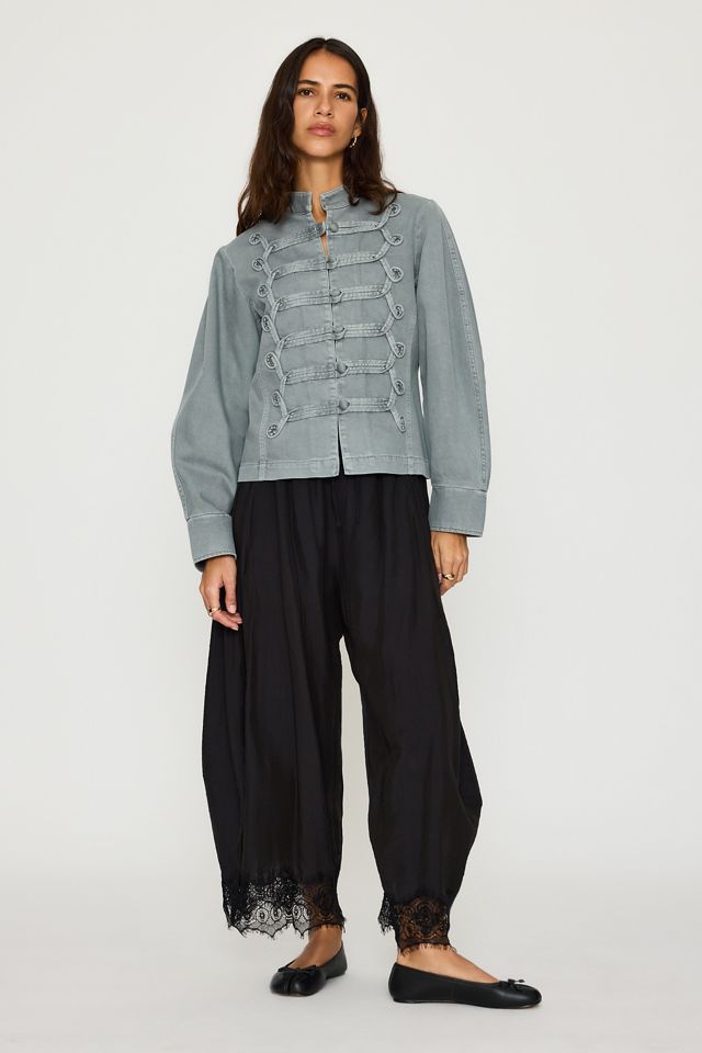 By Anthropologie Denim Military Jacket #2