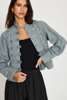 Veste militaire en denim By Anthropologie