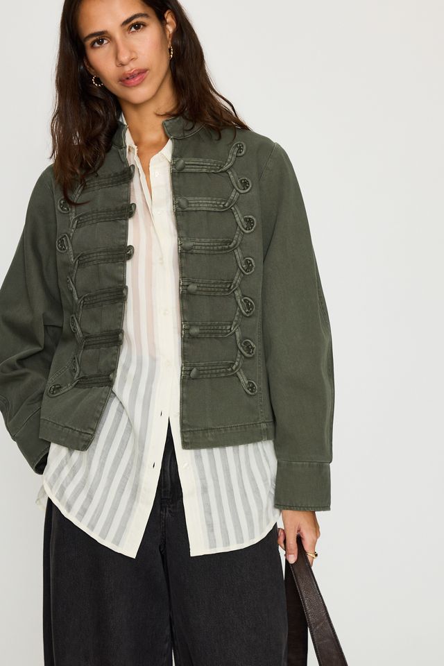 Chaqueta Militar de Mezclilla By Anthropologie #2