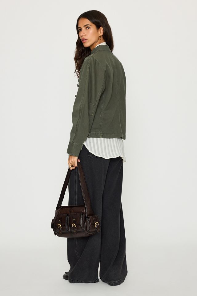 Chaqueta Militar de Mezclilla By Anthropologie #4