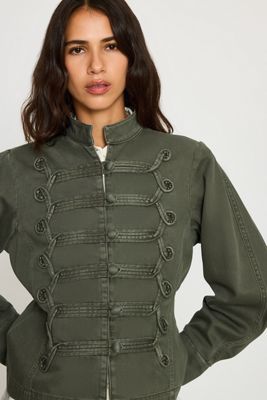 Veste militaire en denim By Anthropologie