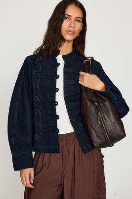 Chaqueta Militar de Mezclilla By Anthropologie
