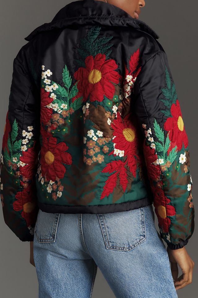 The Dahlia Floral Bomber Jacket  #3