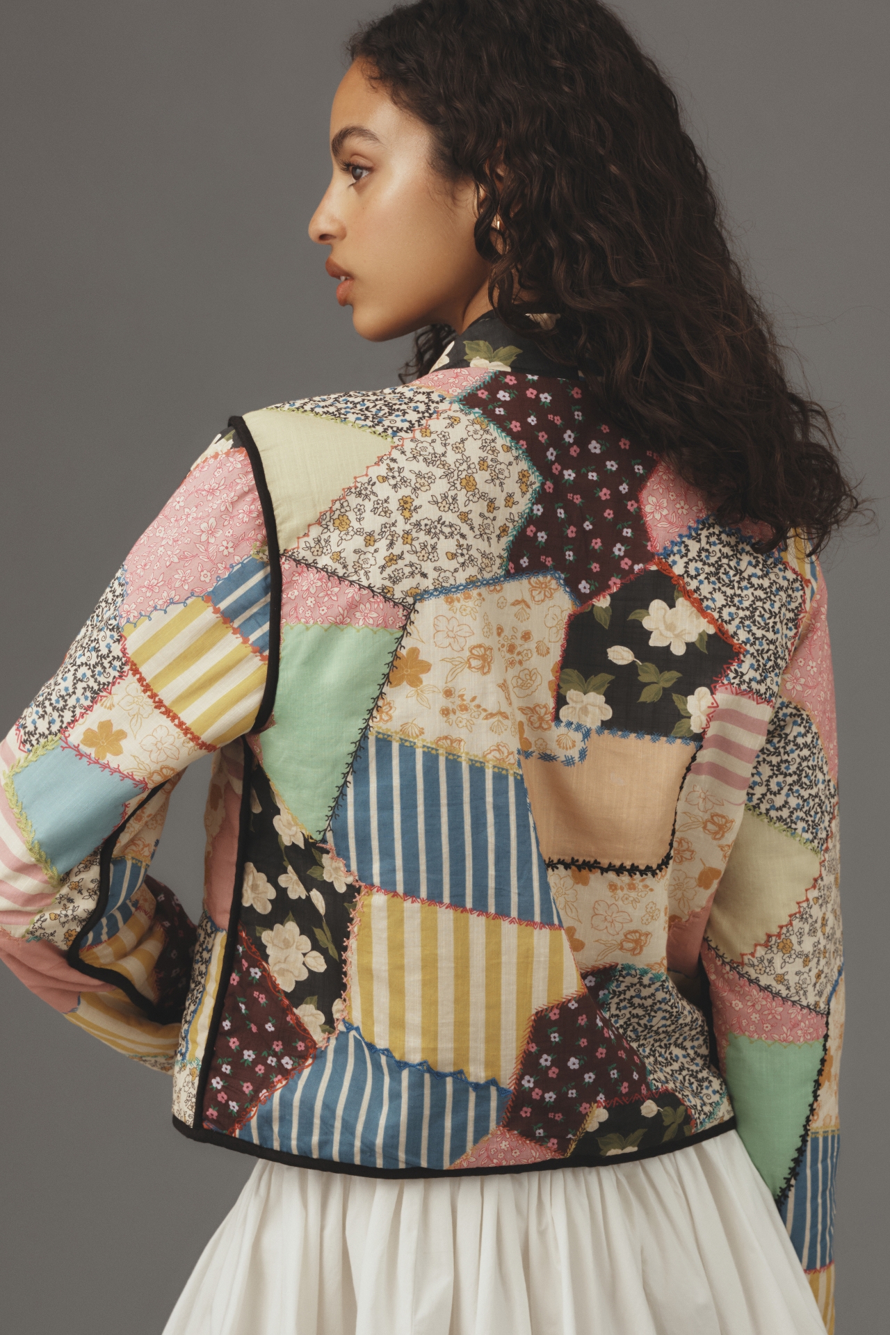 By Anthropologie Patchwork Jacket