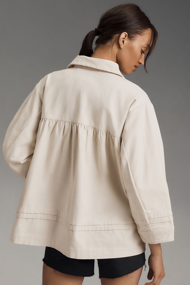 Maeve Collared Swing Jacket #1