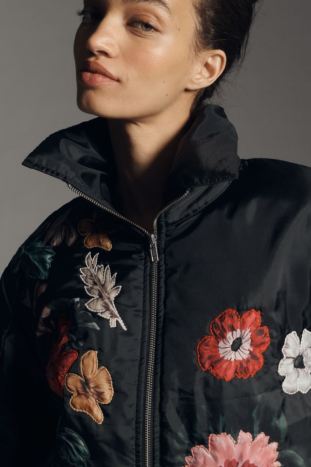The Dahlia Floral Bomber Jacket  #3