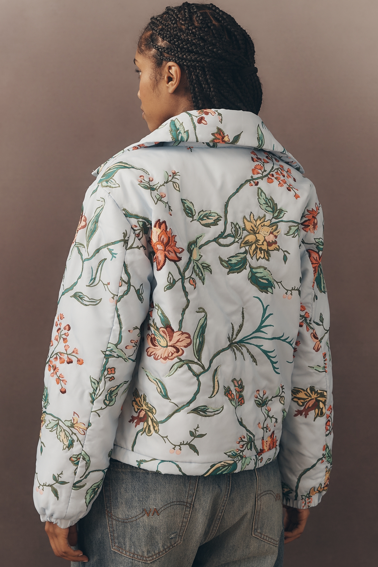 The Dahlia Floral Bomber Jacket