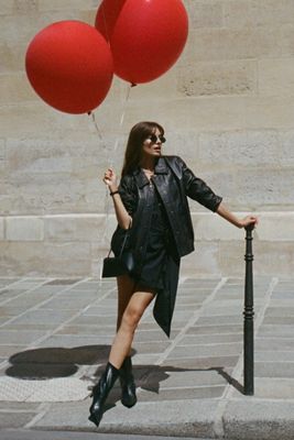 Pilcro Real Leather Bomber Jacket