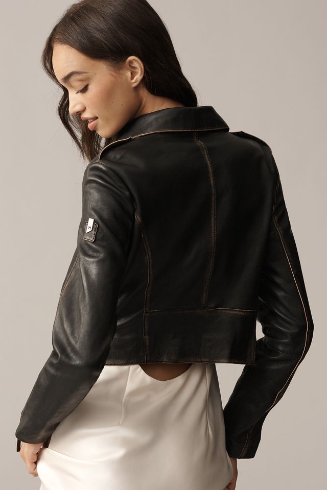 Mauritius Sharon Leather Moto Jacket #2