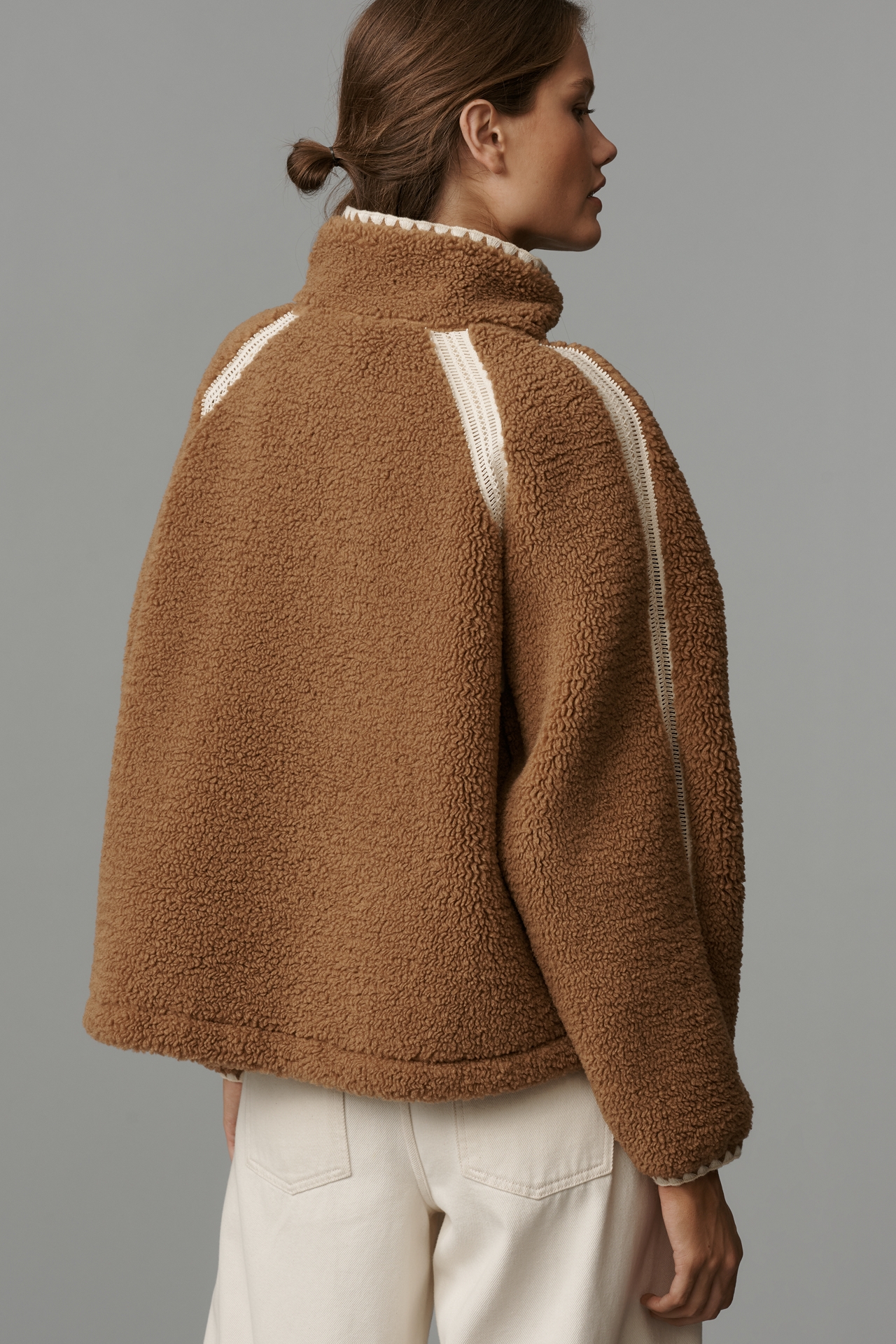 UGG® Nikia UGGfluff Crochet Fleece Jacket