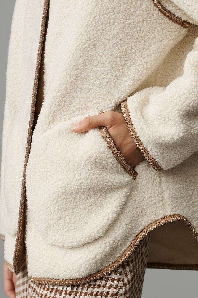 UGG® Emmersyn UGGbraid Fleece Jacket #3