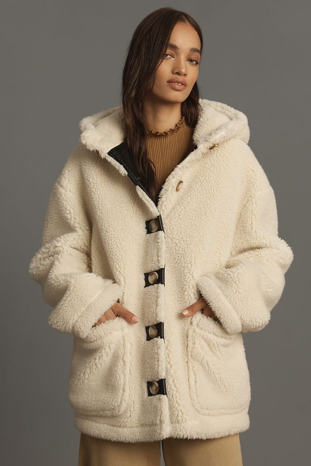 By Anthropologie Hooded Sherpa Jacket Anthropologie