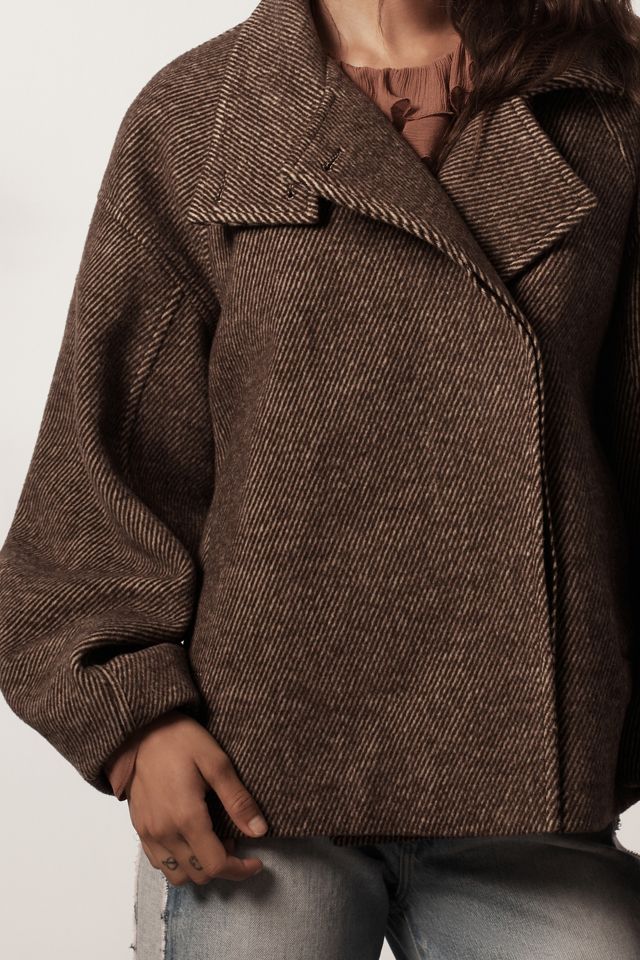 By Anthropologie Herringbone Jacket #1