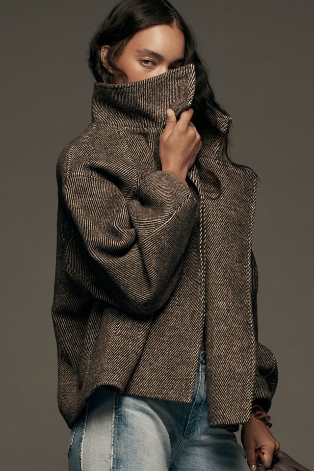 By Anthropologie Herringbone Jacket #4