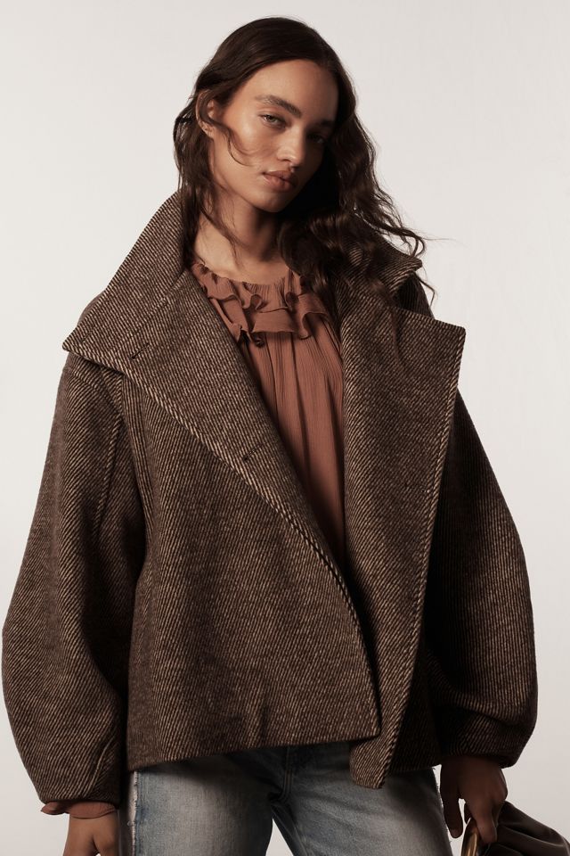 By Anthropologie Herringbone Jacket #5